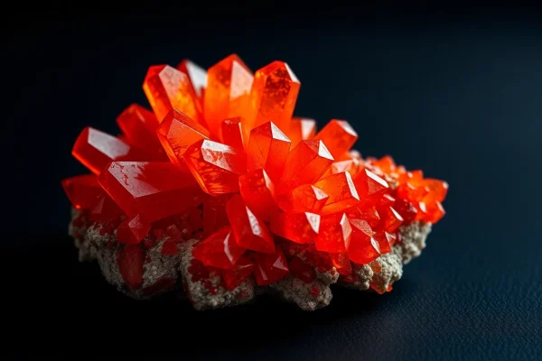 Crocoite – The Vibrant Orange‑Red Lead Chromate Mineral