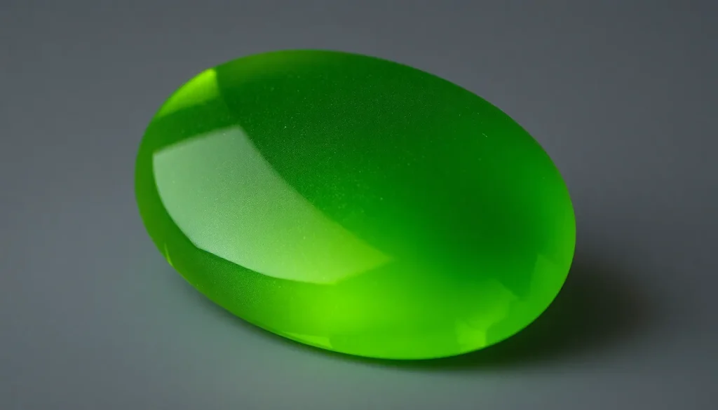 Featured image for Gaspeite – Nickel Carbonate Gemstone Encyclopedia Entry — Gemstone Encyclopedia