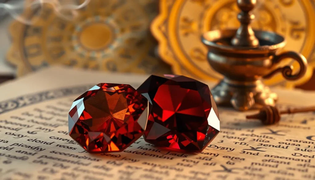 Featured image for The Role of Garnets in Vedic Astrology: Gomed and Beyond — History & Symbolism
